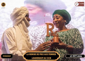 La remise de prix aux Femmes leadearship au cicb 17-10-2025