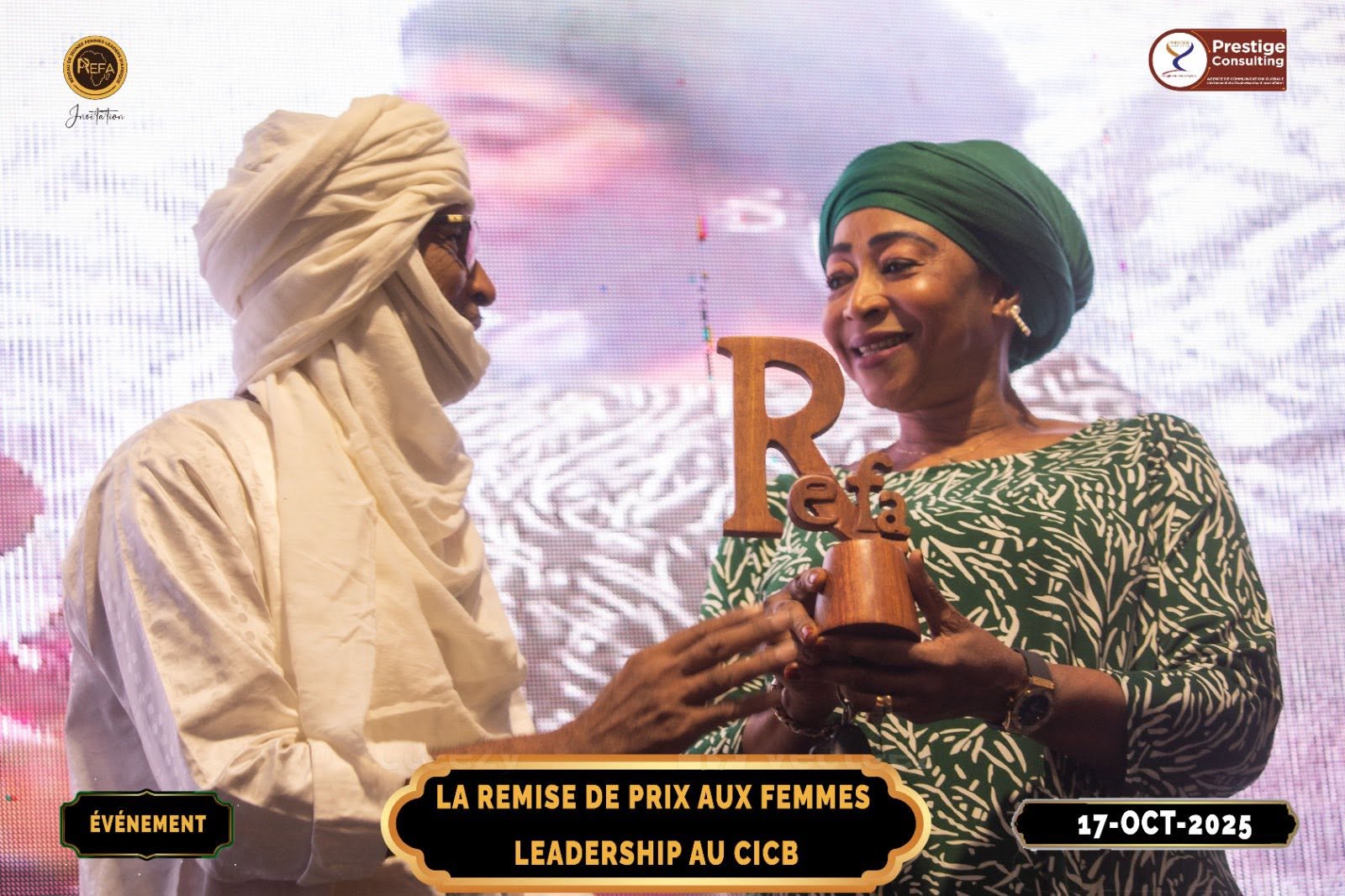 La remise de prix aux Femmes leadearship au cicb 17-10-2025